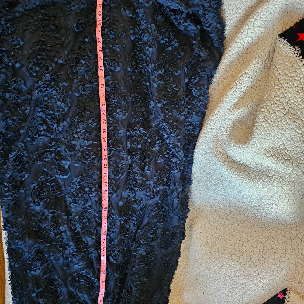 Adrianna Papell Floral Embroidered Illusion Gown - Picture 16 of 16